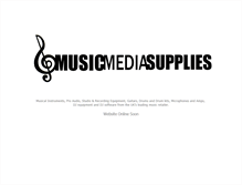 Tablet Screenshot of musicmediasuppliesltd.com
